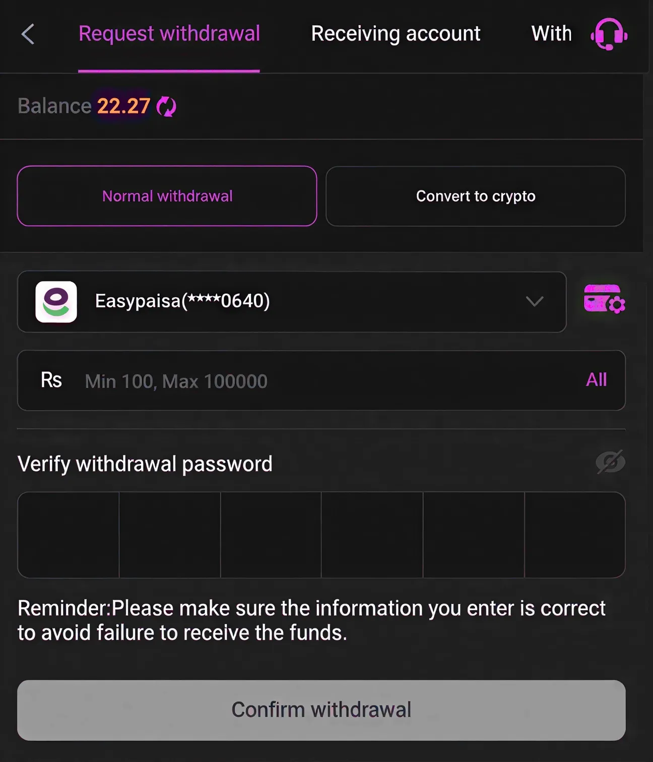 Y888 online Withdraw